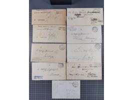 1880/1944(ca.), interessante Partie mit über 700 Briefen und Karten, dabei Vorphila, Brustschilde und Pfennig/Pfennige, außer