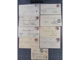 1880/1944(ca.), interessante Partie mit über 700 Briefen und Karten, dabei Vorphila, Brustschilde und Pfennig/Pfennige, außer