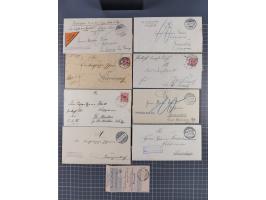 1880/1944(ca.), interessante Partie mit über 700 Briefen und Karten, dabei Vorphila, Brustschilde und Pfennig/Pfennige, außer