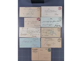 1880/1944(ca.), interessante Partie mit über 700 Briefen und Karten, dabei Vorphila, Brustschilde und Pfennig/Pfennige, außer