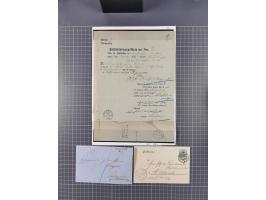 1880/1944(ca.), interessante Partie mit über 700 Briefen und Karten, dabei Vorphila, Brustschilde und Pfennig/Pfennige, außer