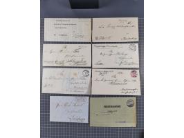 1880/1944(ca.), interessante Partie mit über 700 Briefen und Karten, dabei Vorphila, Brustschilde und Pfennig/Pfennige, außer