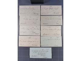 1880/1944(ca.), interessante Partie mit über 700 Briefen und Karten, dabei Vorphila, Brustschilde und Pfennig/Pfennige, außer