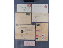1880/1944(ca.), interessante Partie mit über 700 Briefen und Karten, dabei Vorphila, Brustschilde und Pfennig/Pfennige, außer