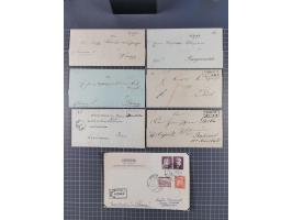 1880/1944(ca.), interessante Partie mit über 700 Briefen und Karten, dabei Vorphila, Brustschilde und Pfennig/Pfennige, außer
