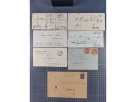 1880/1944(ca.), interessante Partie mit über 700 Briefen und Karten, dabei Vorphila, Brustschilde und Pfennig/Pfennige, außer
