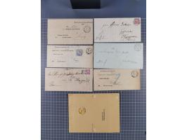 1880/1944(ca.), interessante Partie mit über 700 Briefen und Karten, dabei Vorphila, Brustschilde und Pfennig/Pfennige, außer