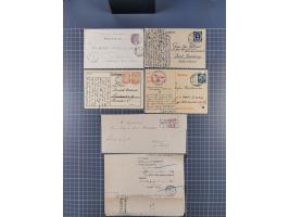 1880/1944(ca.), interessante Partie mit über 700 Briefen und Karten, dabei Vorphila, Brustschilde und Pfennig/Pfennige, außer