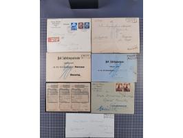 1880/1944(ca.), interessante Partie mit über 700 Briefen und Karten, dabei Vorphila, Brustschilde und Pfennig/Pfennige, außer