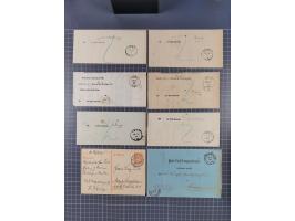 1880/1944(ca.), interessante Partie mit über 700 Briefen und Karten, dabei Vorphila, Brustschilde und Pfennig/Pfennige, außer