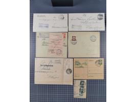 1880/1944(ca.), interessante Partie mit über 700 Briefen und Karten, dabei Vorphila, Brustschilde und Pfennig/Pfennige, außer