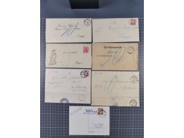 1880/1944(ca.), interessante Partie mit über 700 Briefen und Karten, dabei Vorphila, Brustschilde und Pfennig/Pfennige, außer