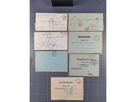 1880/1944(ca.), interessante Partie mit über 700 Briefen und Karten, dabei Vorphila, Brustschilde und Pfennig/Pfennige, außer