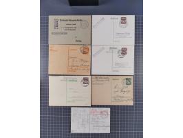 1880/1944(ca.), interessante Partie mit über 700 Briefen und Karten, dabei Vorphila, Brustschilde und Pfennig/Pfennige, außer
