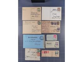 1880/1944(ca.), interessante Partie mit über 700 Briefen und Karten, dabei Vorphila, Brustschilde und Pfennig/Pfennige, außer