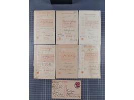 1880/1944(ca.), interessante Partie mit über 700 Briefen und Karten, dabei Vorphila, Brustschilde und Pfennig/Pfennige, außer