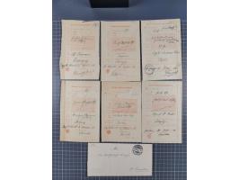 1880/1944(ca.), interessante Partie mit über 700 Briefen und Karten, dabei Vorphila, Brustschilde und Pfennig/Pfennige, außer