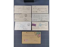 1880/1944(ca.), interessante Partie mit über 700 Briefen und Karten, dabei Vorphila, Brustschilde und Pfennig/Pfennige, außer