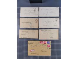 1880/1944(ca.), interessante Partie mit über 700 Briefen und Karten, dabei Vorphila, Brustschilde und Pfennig/Pfennige, außer