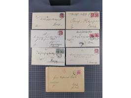 1880/1944(ca.), interessante Partie mit über 700 Briefen und Karten, dabei Vorphila, Brustschilde und Pfennig/Pfennige, außer