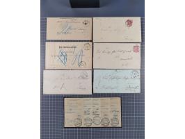 1880/1944(ca.), interessante Partie mit über 700 Briefen und Karten, dabei Vorphila, Brustschilde und Pfennig/Pfennige, außer