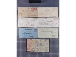1880/1944(ca.), interessante Partie mit über 700 Briefen und Karten, dabei Vorphila, Brustschilde und Pfennig/Pfennige, außer