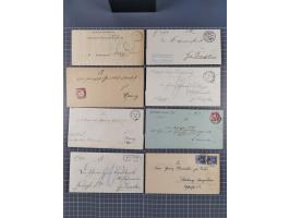 1880/1944(ca.), interessante Partie mit über 700 Briefen und Karten, dabei Vorphila, Brustschilde und Pfennig/Pfennige, außer