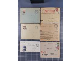 1880/1944(ca.), interessante Partie mit über 700 Briefen und Karten, dabei Vorphila, Brustschilde und Pfennig/Pfennige, außer