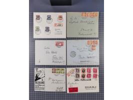 1880/1944(ca.), interessante Partie mit über 700 Briefen und Karten, dabei Vorphila, Brustschilde und Pfennig/Pfennige, außer