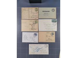 1880/1944(ca.), interessante Partie mit über 700 Briefen und Karten, dabei Vorphila, Brustschilde und Pfennig/Pfennige, außer