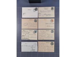 1880/1944(ca.), interessante Partie mit über 700 Briefen und Karten, dabei Vorphila, Brustschilde und Pfennig/Pfennige, außer