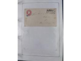 1856/70, kleine Stempel-Sammlung “Berlin” &nbsp;mit über 50 Briefe, GSU und markenlosen Briefen, meist klare Stempel