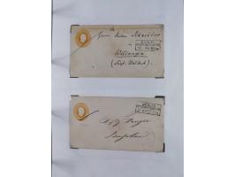 1856/70, kleine Stempel-Sammlung “Berlin” &nbsp;mit über 50 Briefe, GSU und markenlosen Briefen, meist klare Stempel