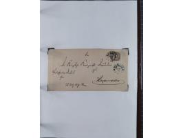 1856/70, kleine Stempel-Sammlung “Berlin” &nbsp;mit über 50 Briefe, GSU und markenlosen Briefen, meist klare Stempel