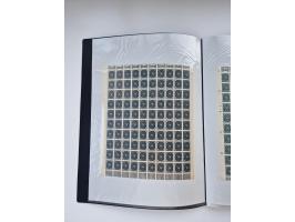 1922/23, Bestand von rund 390 Bogen, dabei OPD-Drucke und bessere wie 330B mehrfach und 334B, teils fehlerhaft bzw. gefaltet/