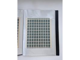 1922/23, Bestand von rund 390 Bogen, dabei OPD-Drucke und bessere wie 330B mehrfach und 334B, teils fehlerhaft bzw. gefaltet/