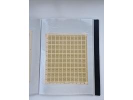 1922/23, Bestand von rund 390 Bogen, dabei OPD-Drucke und bessere wie 330B mehrfach und 334B, teils fehlerhaft bzw. gefaltet/