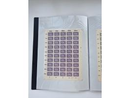 1922/23, Bestand von rund 390 Bogen, dabei OPD-Drucke und bessere wie 330B mehrfach und 334B, teils fehlerhaft bzw. gefaltet/