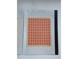 1922/23, Bestand von rund 390 Bogen, dabei OPD-Drucke und bessere wie 330B mehrfach und 334B, teils fehlerhaft bzw. gefaltet/