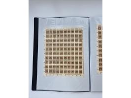 1922/23, Bestand von rund 390 Bogen, dabei OPD-Drucke und bessere wie 330B mehrfach und 334B, teils fehlerhaft bzw. gefaltet/