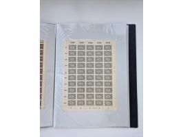 1922/23, Bestand von rund 390 Bogen, dabei OPD-Drucke und bessere wie 330B mehrfach und 334B, teils fehlerhaft bzw. gefaltet/