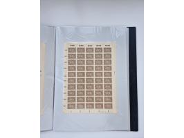 1922/23, Bestand von rund 390 Bogen, dabei OPD-Drucke und bessere wie 330B mehrfach und 334B, teils fehlerhaft bzw. gefaltet/