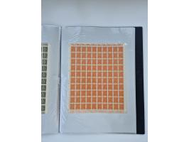 1922/23, Bestand von rund 390 Bogen, dabei OPD-Drucke und bessere wie 330B mehrfach und 334B, teils fehlerhaft bzw. gefaltet/