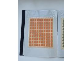 1922/23, Bestand von rund 390 Bogen, dabei OPD-Drucke und bessere wie 330B mehrfach und 334B, teils fehlerhaft bzw. gefaltet/