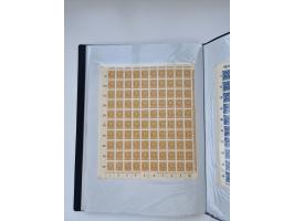 1922/23, Bestand von rund 390 Bogen, dabei OPD-Drucke und bessere wie 330B mehrfach und 334B, teils fehlerhaft bzw. gefaltet/