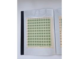 1922/23, Bestand von rund 390 Bogen, dabei OPD-Drucke und bessere wie 330B mehrfach und 334B, teils fehlerhaft bzw. gefaltet/