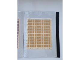 1922/23, Bestand von rund 390 Bogen, dabei OPD-Drucke und bessere wie 330B mehrfach und 334B, teils fehlerhaft bzw. gefaltet/