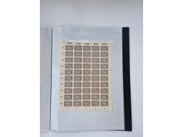 1922/23, Bestand von rund 390 Bogen, dabei OPD-Drucke und bessere wie 330B mehrfach und 334B, teils fehlerhaft bzw. gefaltet/