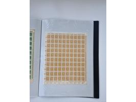 1922/23, Bestand von rund 390 Bogen, dabei OPD-Drucke und bessere wie 330B mehrfach und 334B, teils fehlerhaft bzw. gefaltet/