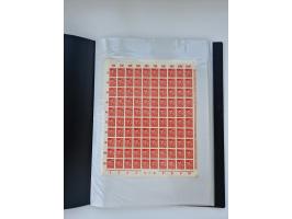 1922/23, Bestand von rund 390 Bogen, dabei OPD-Drucke und bessere wie 330B mehrfach und 334B, teils fehlerhaft bzw. gefaltet/